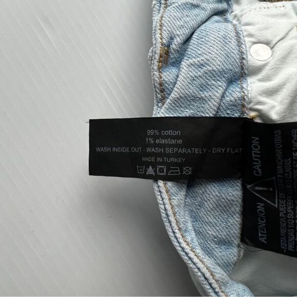 ZARA GOOD AMERICAN ZW JEANS CLASSIC SLIM SS22 BLUE | 9863/063 - Picture 16 of 16